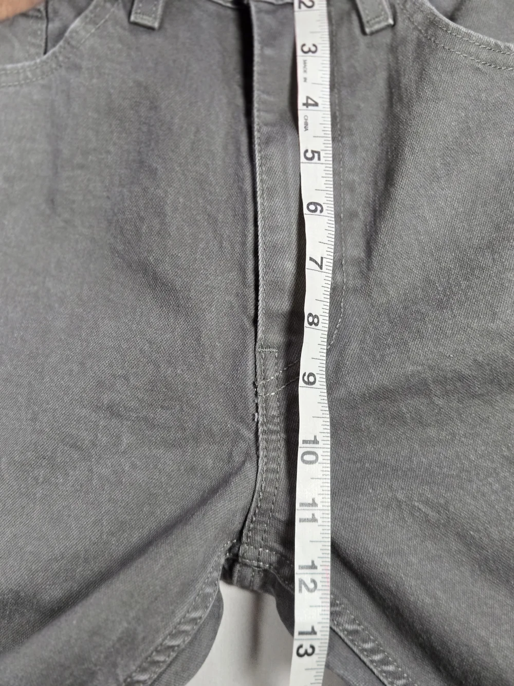 Levi's 505 Regular Fit Straight Leg Casual Minimalist Jeans Gray 34x32